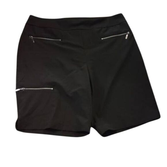 Chico's Black High Waist Tailored Shorts - Picture 1 of 4